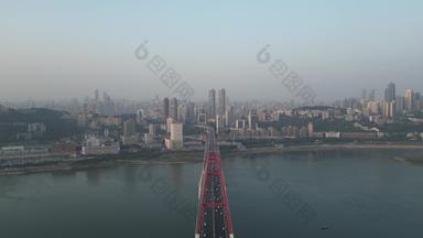 航拍重庆菜园坝大桥